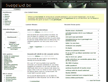 Tablet Screenshot of livegeluid.be